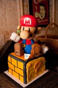 Mario Cake Mario Cake from the front